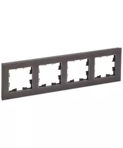 Рамка 4-м BRITE РУ-4-2-БрТБ стекло темн. бронза IEK BR-M42-G-K45