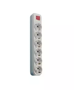 Колодка удлинителя 6-м 16А с заземл. с заземл. АБС-пластик бел. TOKOV ELECTRIC TKE-C01-KU6-ZV