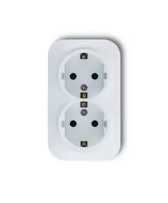 Розетка 2-м ОП Frea 16А IP20 250В с заземл. АБС-пластик бел. TOKOV ELECTRIC TKE-FR-R2Z-C01