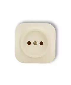 Розетка 1-м ОП Frea 16А IP20 250В без заземл. АБС-пластик беж. TOKOV ELECTRIC TKE-FR-R1-C02