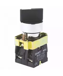 Переключатель NP2-BD25 2 полож. с фиксацией 1НЗ +1НО IP40 CHINT 573981