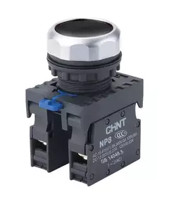 Кнопка управления NP8-11BN/2 без подсветки черн. 1НО+1НЗ IP65 (R) CHINT 667112
