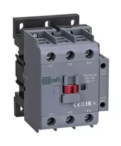 Контактор КМ-102 3п 95А 1НО+1НЗ 230В AC DEKraft 22010DEK