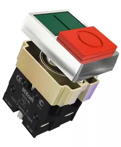 Переключатель на 2 положения I-O ПЕ-22 BL d22мм 220В зел./красн. DEKraft 25063DEK