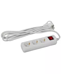 Удлинитель 3х5м с заземл. 16А IP20 U-3es-5m ПВС 3х1 с выкл. Эра Б0028379
