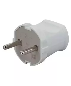 Вилка без заземл. прямая 10А бел. Vx1-W ЭРА Б0039671