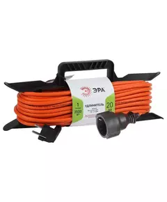 Удлинитель-шнур на рамке 1х20м с заземл. 16А IP20 UFx-1e-3х1.5-20m ПВС 3х1.5 Эра Б0046829