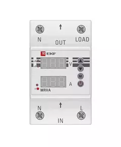 Реле напряжения и тока с дисплеем MRVA 25А PROxima EKF MRVA-25A