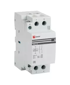 Контактор модульный КМ 16А 2NО (2 мод.) EKF km-2-16-20