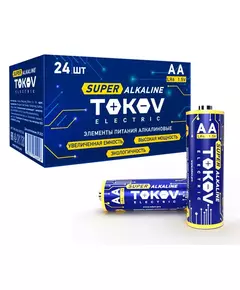 Элемент питания алкалиновый LR6/AA (уп.24шт) TOKOV ELECTRIC TKE-ALS-LR6/C24