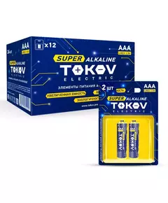 Элемент питания алкалиновый LR3/AAA (блист.2шт) TOKOV ELECTRIC TKE-ALS-LR3/B2