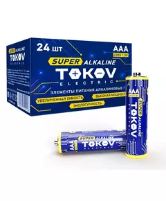 Элемент питания алкалиновый LR3/AAA (уп.24шт) TOKOV ELECTRIC TKE-ALS-LR3/C24