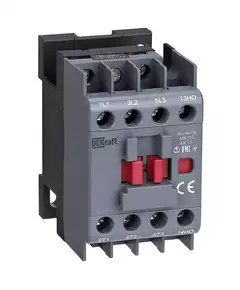 Контактор КМ-102 6А 220В/230В AC3 AC4 1НО DEKraft 22061DEK