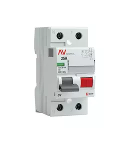 Выключатель дифференциального тока (УЗО) 2п 25А 30мА тип AC DV AVERES EKF rccb-2-25-30-ac-av
