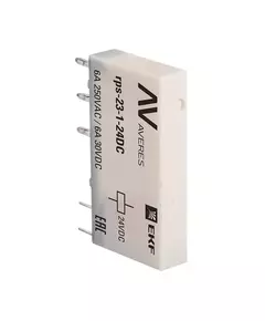 Реле промежуточное РП slim 23/1 6А 24В DC AVERES EKF rps-23-1-24DC