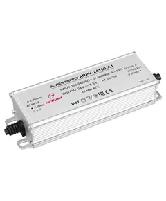 Блок питания ARPV-24150-A1 (24В 6.25А 150Вт) IP67 металл Arlight 034209