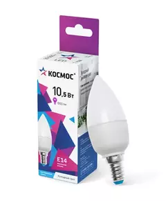 Лампа светодиодная CN 10.5Вт 6500К E14 220В Космос LkecLED10.5wCNE1465