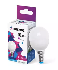 Лампа светодиодная GL 10.5Вт 6500К E14 220В Космос LkecLED10.5wGLE1465
