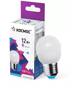 Лампа светодиодная GL 12Вт 6500К E27 220В Космос LkecLED12wGLE2765
