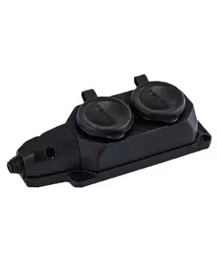 Колодка удлинителя 2-м 16А с заземл. каучук TOKOV ELECTRIC TKE-C05-KK2-Z