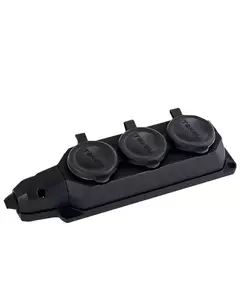 Колодка удлинителя 3-м 16А с заземл. каучук TOKOV ELECTRIC TKE-C05-KK3-Z
