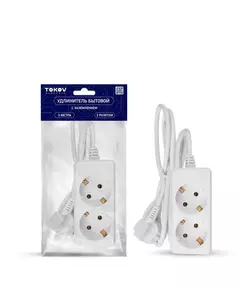 Удлинитель 2х3м с заземл. 16А 3х1 TOKOV ELECTRIC TKE-C01-BU2-3-1-Z