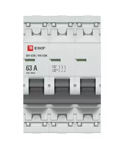 Выключатель нагрузки 3п 63А ВН-63N PROxima EKF S63363