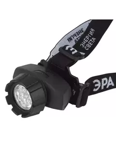Фонарь GB-602 налобный 7хLED 3хAAA 4 реж. черн. блист. ЭРА Б0031382