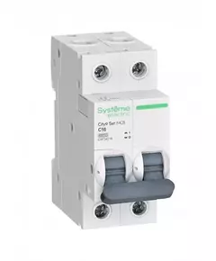 Выключатель автоматический модульный 2п C 16А 4.5кА City9 Set 230В SE C9F34216
