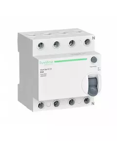Выключатель дифференциального тока (УЗО) 4п 63А 30мА тип AC City9 Set 400В SE C9R36463