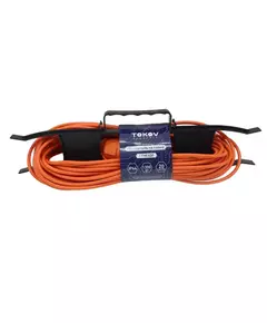 Удлинитель-шнур на рамке 1х20м без заземл. 6А IP44 2х0.75 с защ. крышкой TOKOV ELECTRIC TKE-SR20-075
