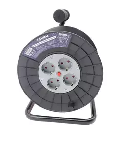 Удлинитель на катушке 4х30м с заземл. 6А IP20 3х0.75 TOKOV ELECTRIC TKE-SK30-075-Z