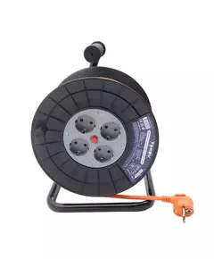 Удлинитель на катушке 4х30м с заземл. 16А IP20 3х1.5 TOKOV ELECTRIC TKE-SK30-15-Z