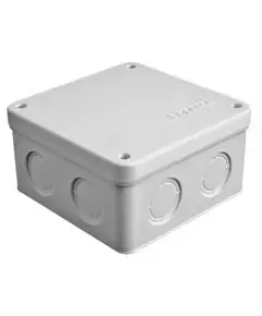 Коробка распределительная ОП 105х105х56мм IP54 7 выходов без гермовводов крышка на винтах сер. Epplast 115062