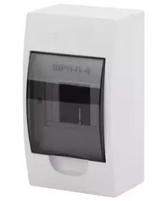 Бокс ЩРН-П-4 мод. навесной пластик IP41 SIMPLE NO-box_simple-plastic_4_surface ЭРА Б0041521