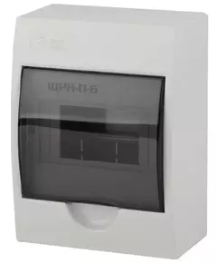Бокс ЩРН-П-6 мод. навесной пластик IP41 SIMPLE NO-box_simple-plastic_6_surface ЭРА Б0041522