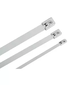 Хомут стальной ХСт 4.6х300мм (уп.100шт) IEK UHS10-D046-300-100