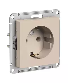 Розетка AtlasDesign 16А с заземл. механизм песочн. SE ATN001243
