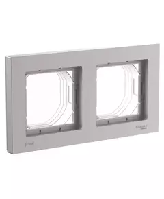 Рамка 2-пост. AtlasDesign Aqua IP44 алюм. SE ATN440302