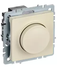 Светорегулятор СП BRITE пов-наж. 600Вт СС10-1-0-БрКр беж. IEK BR-D20-0600-K10