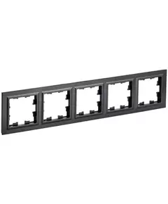 Рамка 5-м BRITE РУ-5-БрЧ черн. IEK BR-M52-K02