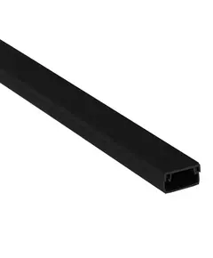 Кабель-канал 25х25 L2000 пластик Plast черн. EKF kk-25-25b