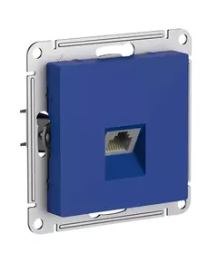 Розетка компьютерная AtlasDesign RJ45 кат. 5Е механизм аквамарин SE ATN001183