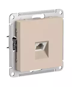 Розетка компьютерная AtlasDesign RJ45 кат. 5Е механизм песочн. SE ATN001283