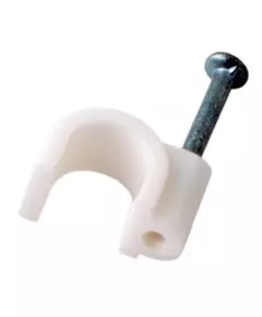 Скоба крепежная круглая d6мм (уп.50шт) Rexant 07-4006