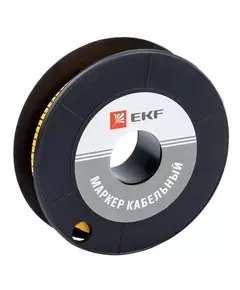 Маркер каб. 1.5кв.мм "1" (к-1000ед) (ЕС-0) EKF plc-KM-1.5-1