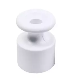 Изолятор ОП пластик бел. (уп.100шт) Bironi R1-551-21-100