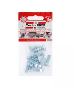 Болт DIN933 с шестигранной головкой М8х20 оцинк. (уп.12шт) Tech-KREP 102967