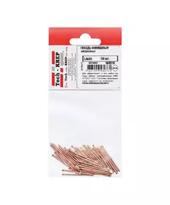 Гвоздь финишный омедненный 1.4х30 (уп.50шт) Tech-KREP 104919