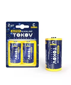 Элемент питания алкалиновый С/LR14 (блистер 2шт) TOKOV ELECTRIC TKE-ALS-LR14/B2